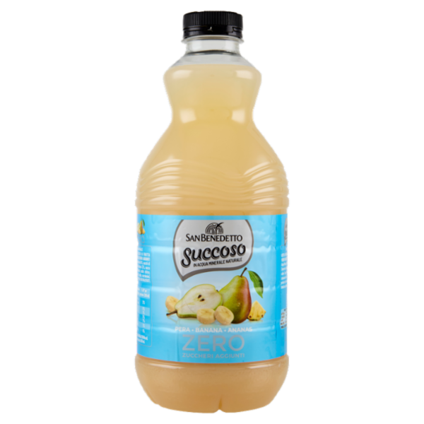 San Benedetto Succoso Zero Pera Banana Ananas 0,90 L