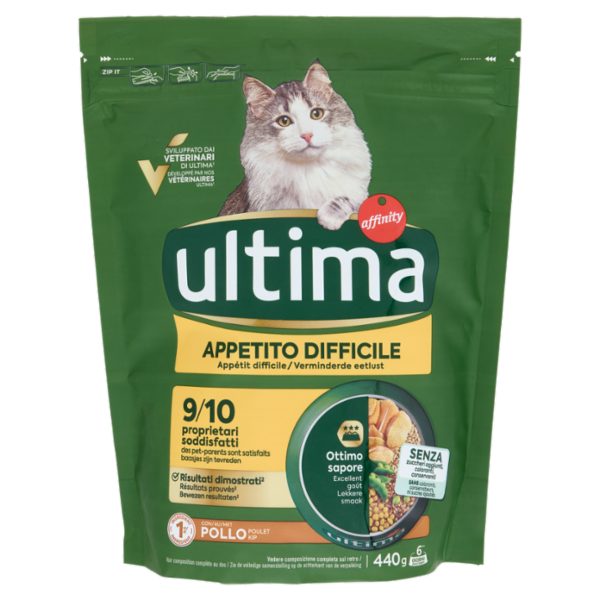 ultima Cat Appetito Difficile con Pollo 440 g