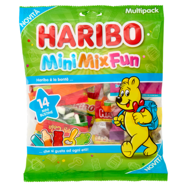 Haribo Mini Mix Fun 14 Mini Bustine 250 g