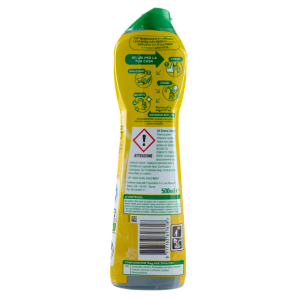 Cif Greenactive Crema Limone 500 ml