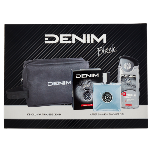 Denim Black Trousse Denim After Shave 100 ml + Shower Gel 250 ml