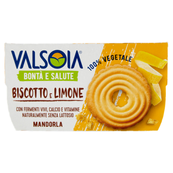 Valsoia Bontà e Salute Biscotto e Limone Mandorla 2 x 115 g
