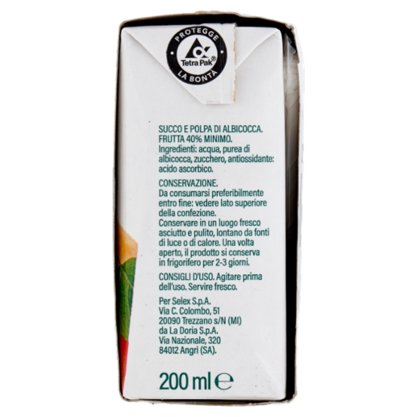 Selex Succo e Polpa di Albicocca 3x200 ml