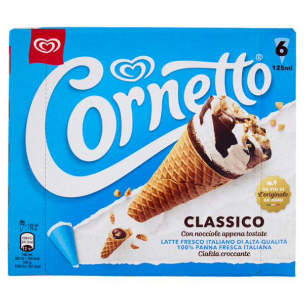Cornetto Classico 6 x 75 g