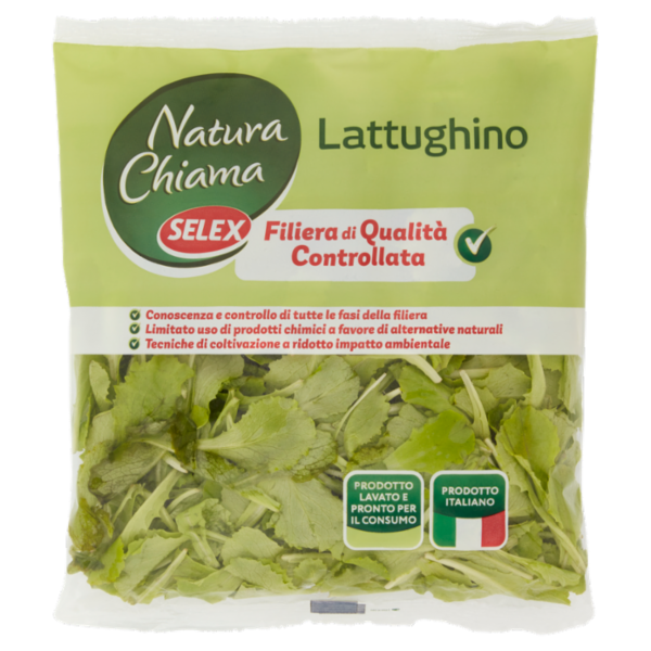 Selex Natura Chiama Lattughino Lavato e Pronto per il Consumo 80 g