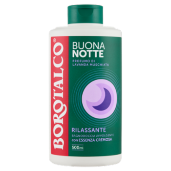 Borotalco Buonanotte Profumo Di Lavanda Muschiata Rilassante Bagnodoccia Avvolgente 500 Ml