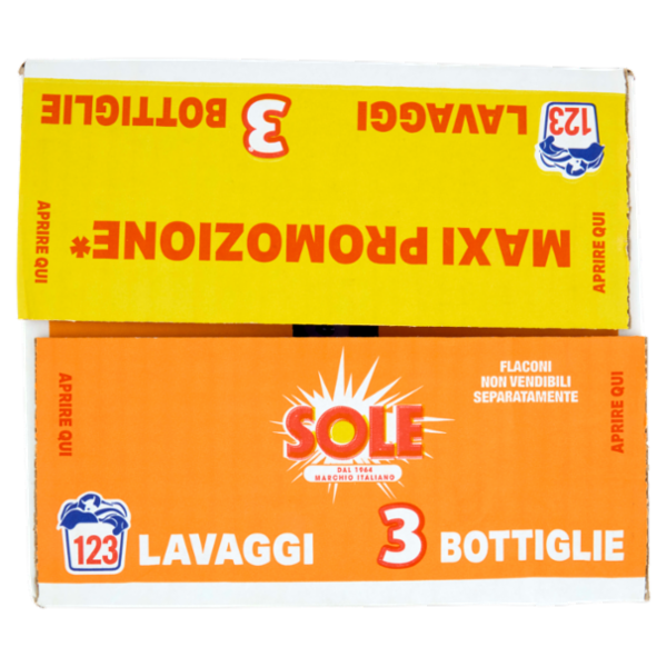 Sole Bianco Splendente (tripacco) 123 lavaggi 3 x 1,845 L