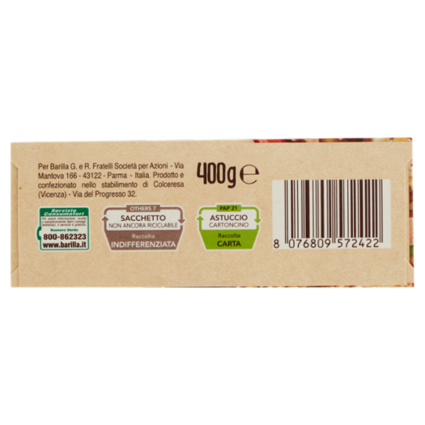 Barilla 5 Cereali con Riso Rosso Fonte di fibre 400 g