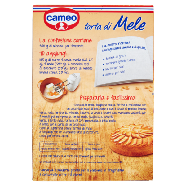 cameo torta di Mele 308 g