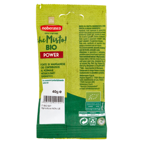 noberasco che Misto! Bio Power 40 g