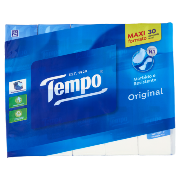 Tempo Original Fazzoletti 4 veli 30 pz