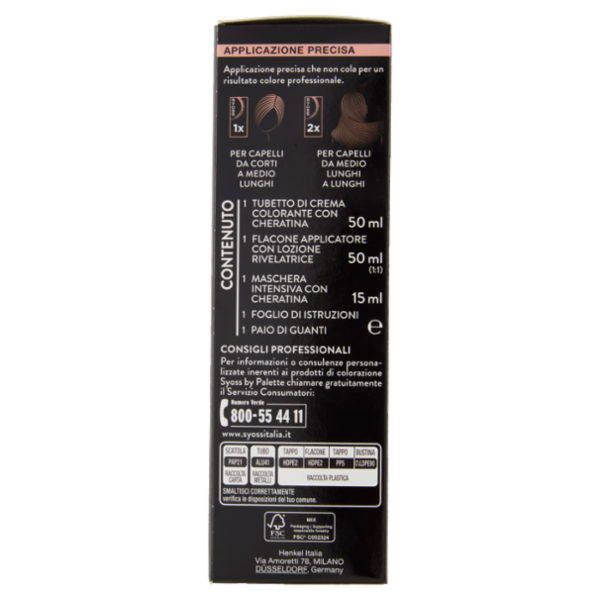 Syoss By Palette Colorazione Permanente 7_6 Biondo Beige