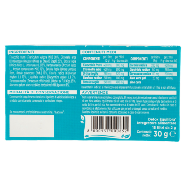 equilibra Detox 15 x 2 g