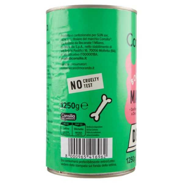 Consilia Derik Bocconi per Cane con Manzo 1250 g