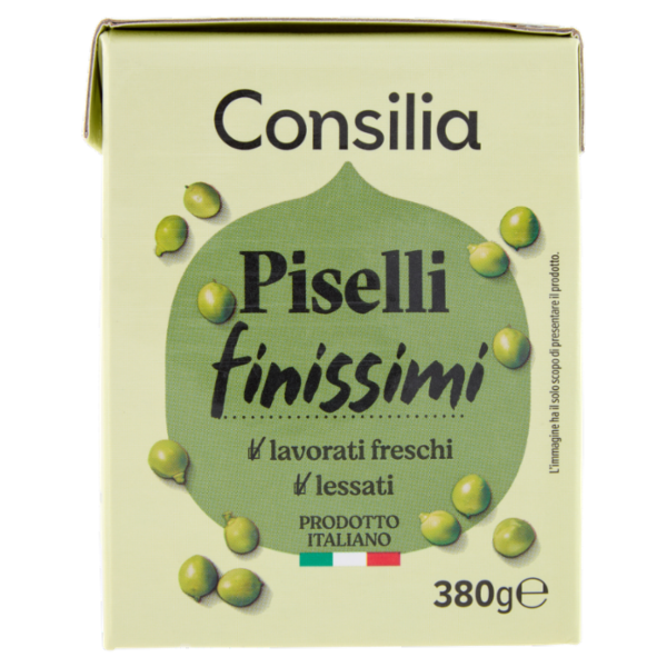 Consilia Piselli Finissimi Lessati 380 g