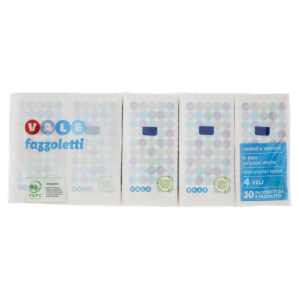 Vale Fazzoletti di Carta 9x10 pacchetti