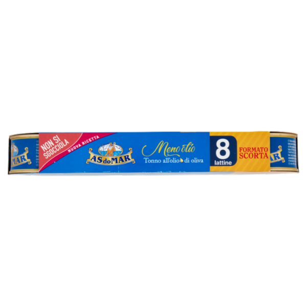Asdomar Meno olio Tonno all'olio di oliva 8 x 60 g