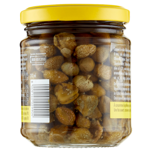 Zuccato Capperi conditi in olio d'oliva 180 g