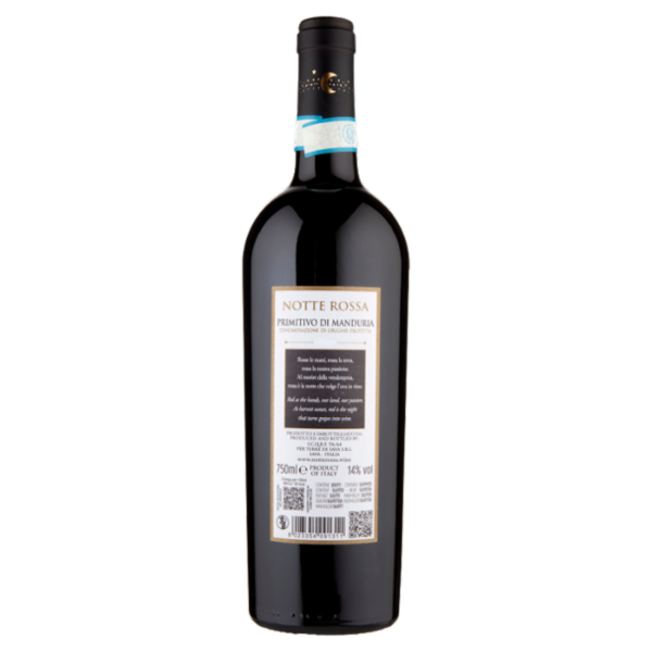 Notte Rossa Primitivo di Manduria DOP 750 ml