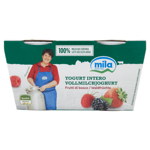 mila Yogurt Intero Frutti di bosco 2 x 125 g