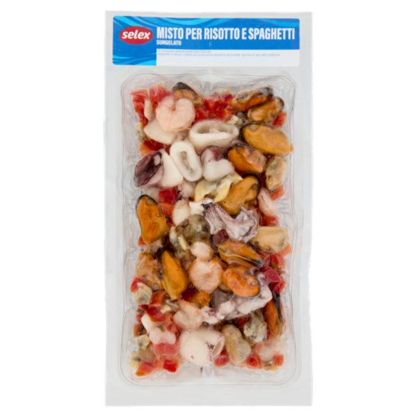 Selex Misto Mare per Risotto e Spaghetti Surgelato 300 g