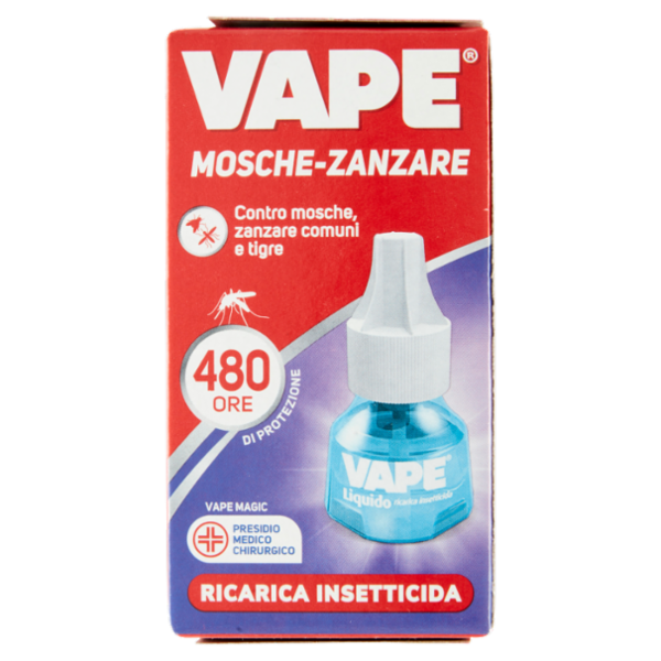 VAPE Mosche-Zanzare Liquido Ricarica 22 ml