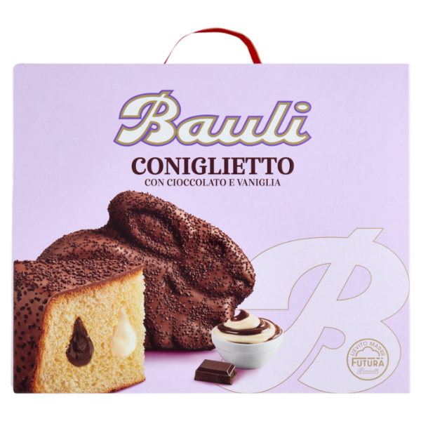 Bauli Coniglietto con Cioccolato e Vaniglia 650 g