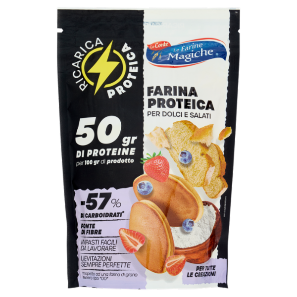 Le Farine Magiche Ricarica Proteica Farina Proteica per Dolci e Salati 250 g
