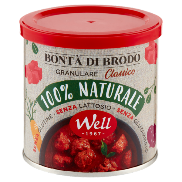 Well Bontà di Brodo Granulare Classico 100% Naturale 150 g