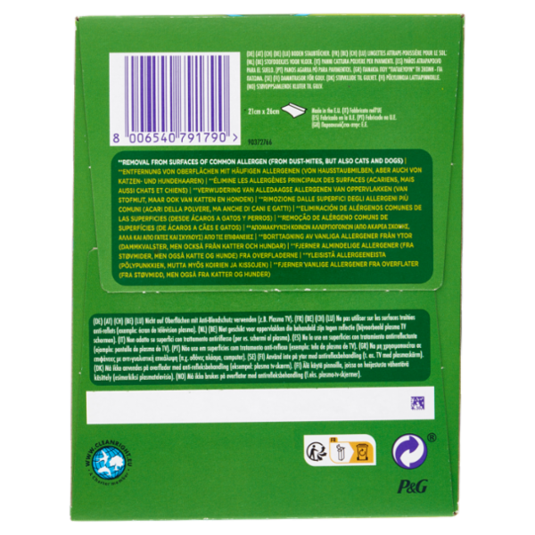 Swiffer Panni Cattura Polvere per Scopa Swiffer - Ricarica 32 Salviette