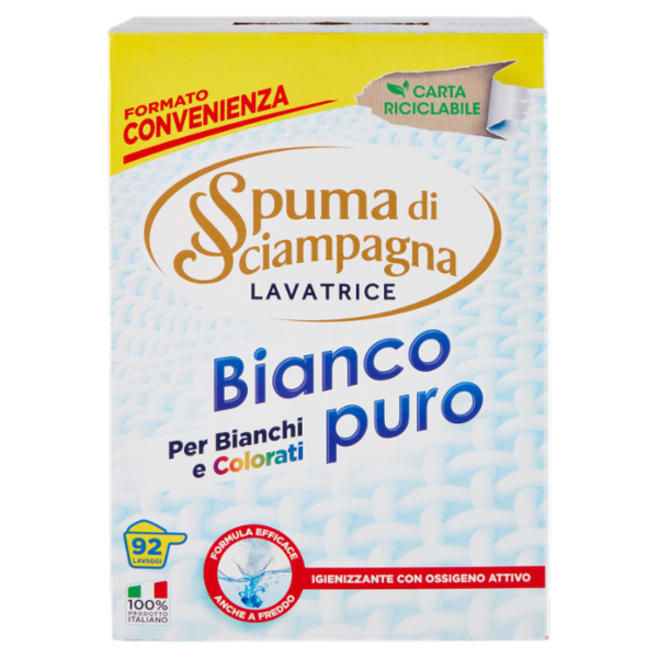 Spuma di Sciampagna Bianco puro Lavatrice 4140 g