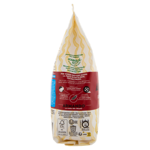 Armando Metodo zero Residui di Pesticidi e Glifosato la Penna Rigata 500 g