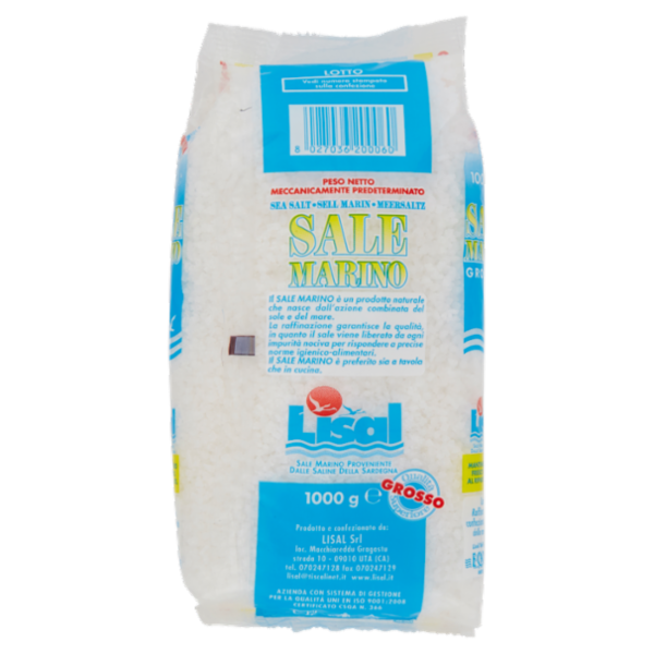 Lisal Sale Marino Grosso 1000 g