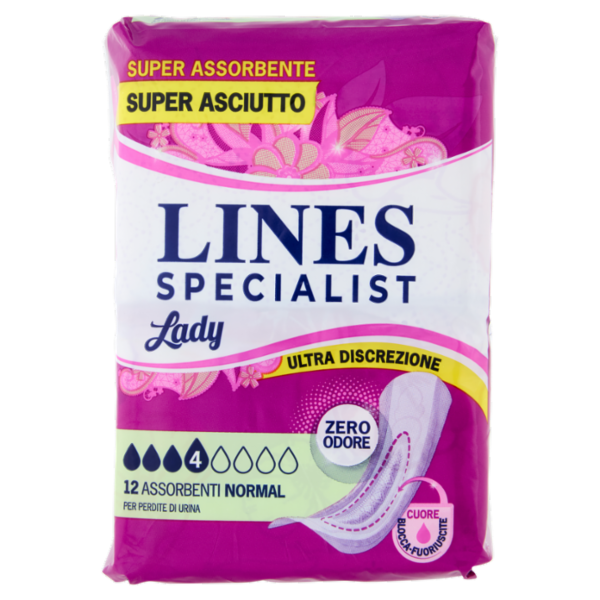 Lines Specialist Lady Assorbenti Normal 12 pz