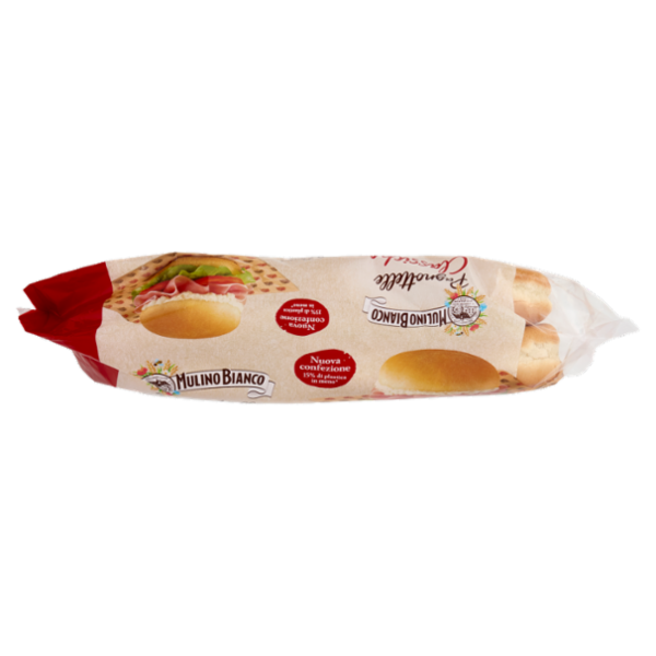 Mulino Bianco Pagnottelle Classiche Pane Ideale per Panini 6 pezzi 360g