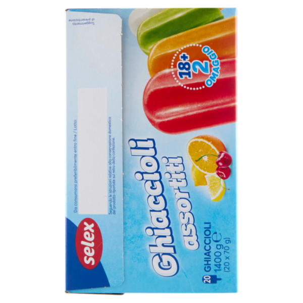 Selex 18+2 Ghiaccioli Assortiti 1,4 kg