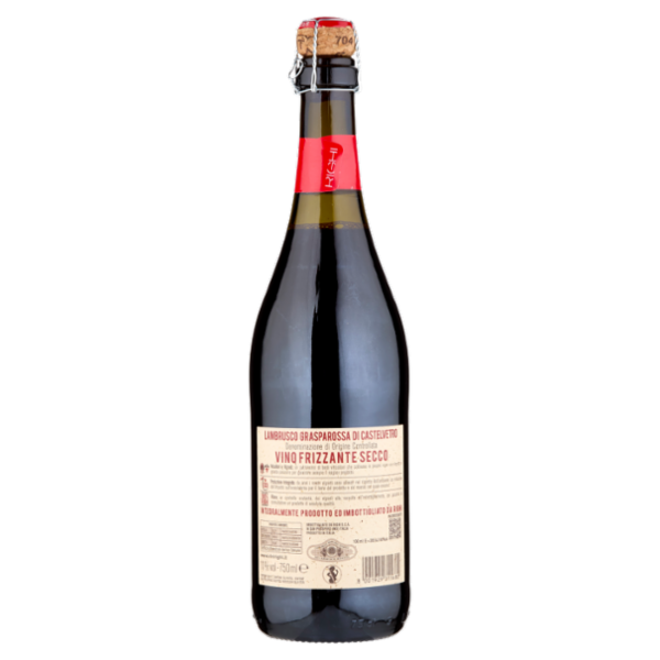 Righi Lambrusco Grasparossa di Castelvetro DOC Vino Frizzante Secco 750 ml