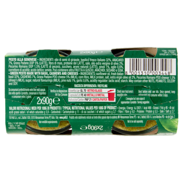 Polli Pesto alla Genovese 2 x 90 g