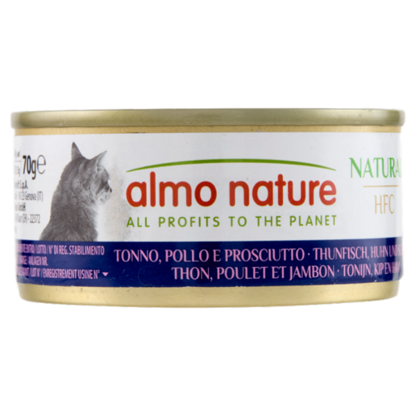 almo nature HFC Natural Tonno, Pollo e Prosciutto 70 g