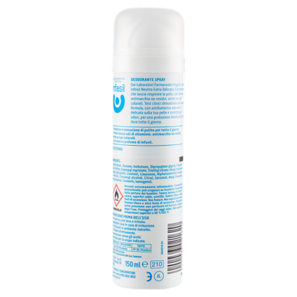 infasil Deospray Neutro Extra Delicato 150 ml