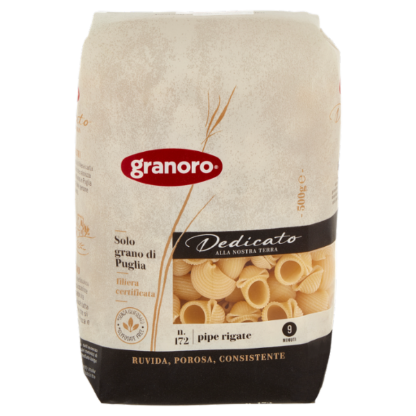 granoro Dedicato n. 172 pipe rigate 500 g