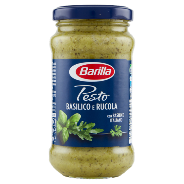Barilla Pesto Basilico e Rucola Condimento e Sugo per Pasta 190 g