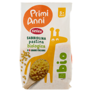 Selex Primi Anni Pastina Per L'Infanzia Sabbiolina Biologica 350 g