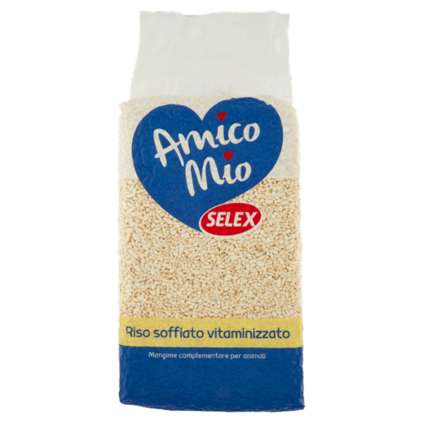 Selex Amico Mio Riso Soffiato Sottovuoto per Animali 2 kg