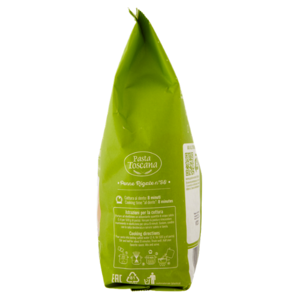 Pasta Toscana Biologica Penne Rigate n°98 500 g