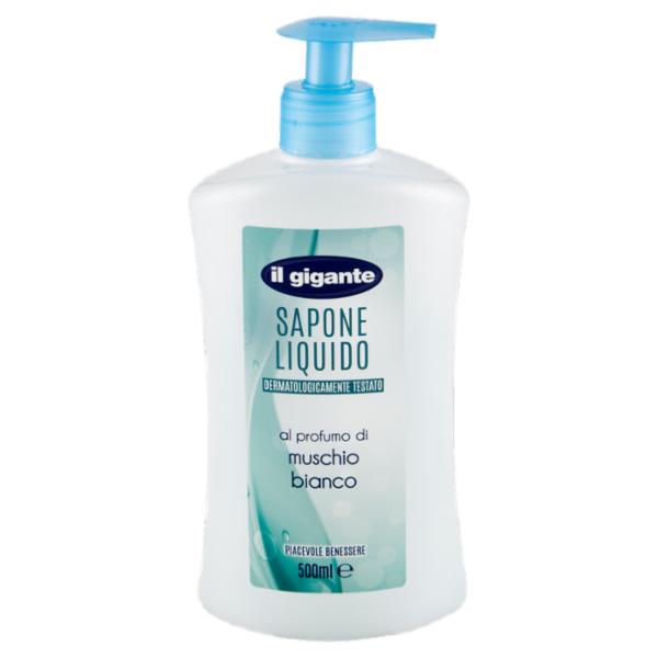 IL GIGANTE Sapone Liquido al profumo di muschio bianco 500 ml