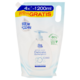 Fresh & Clean Detergente Mani-Viso Ipoallergenico Pelle Sensibile Acqua Micellare ecoRicarica 1200ml