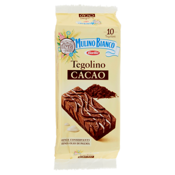 Mulino Bianco Tegolino Cacao Merenda senza Additivi Conservanti 350 g