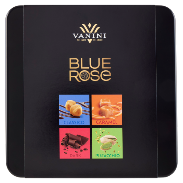 Vanini Blue Rose Classico, Caramel, Dark, Pistacchio 20 pezzi 215 g