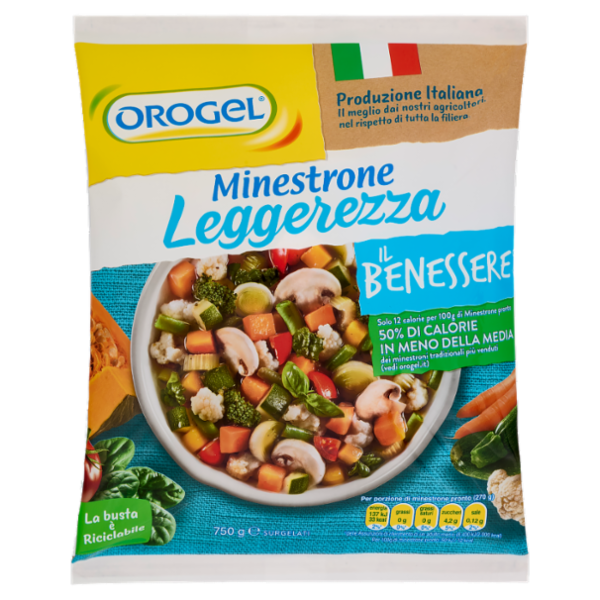 Orogel Il Benessere Minestrone Leggerezza Surgelati 750 g